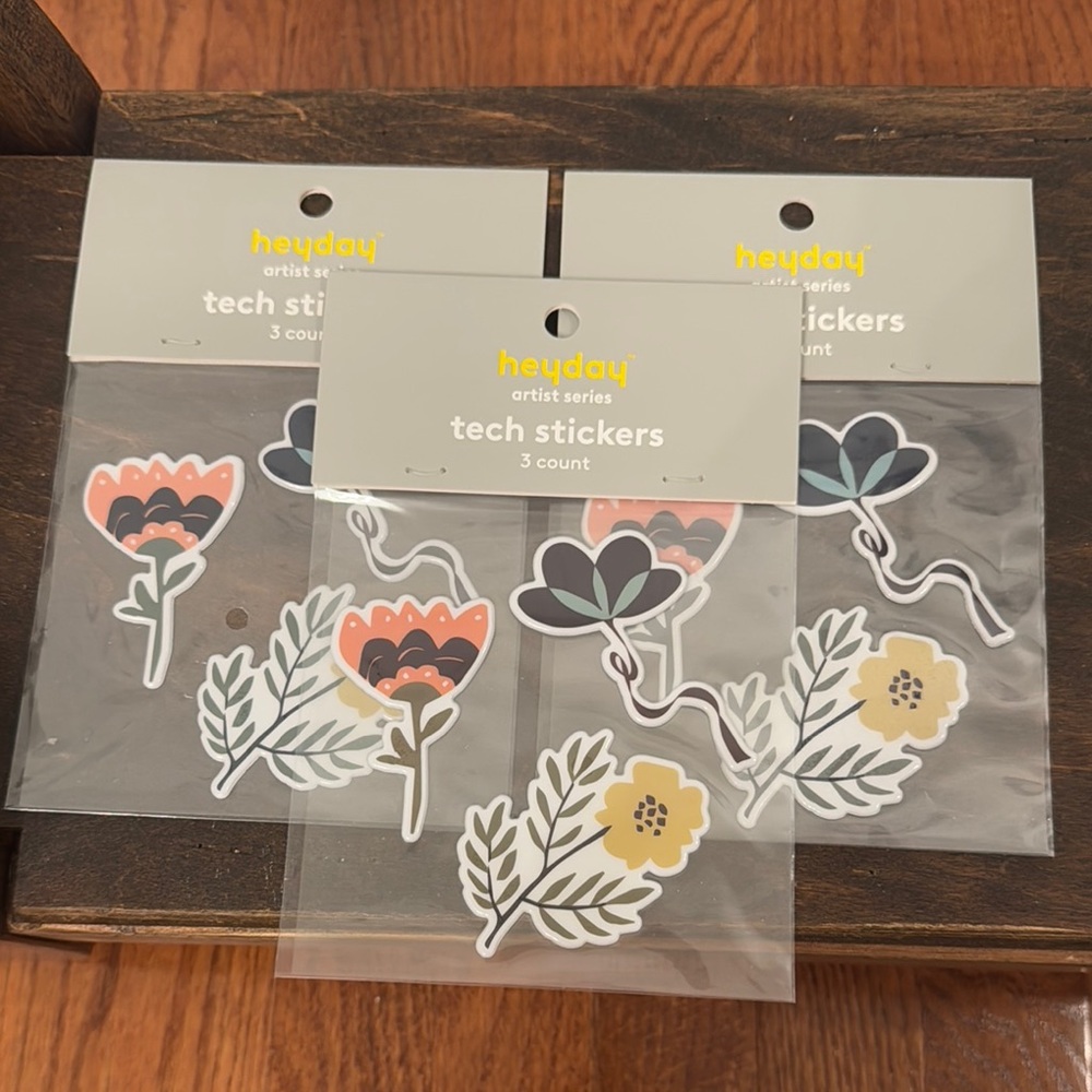 Heyday Artistic Floral Tech Stickers